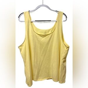 J.‎ Jill Women’s Yellow Perfect Tank Top in Size 4X